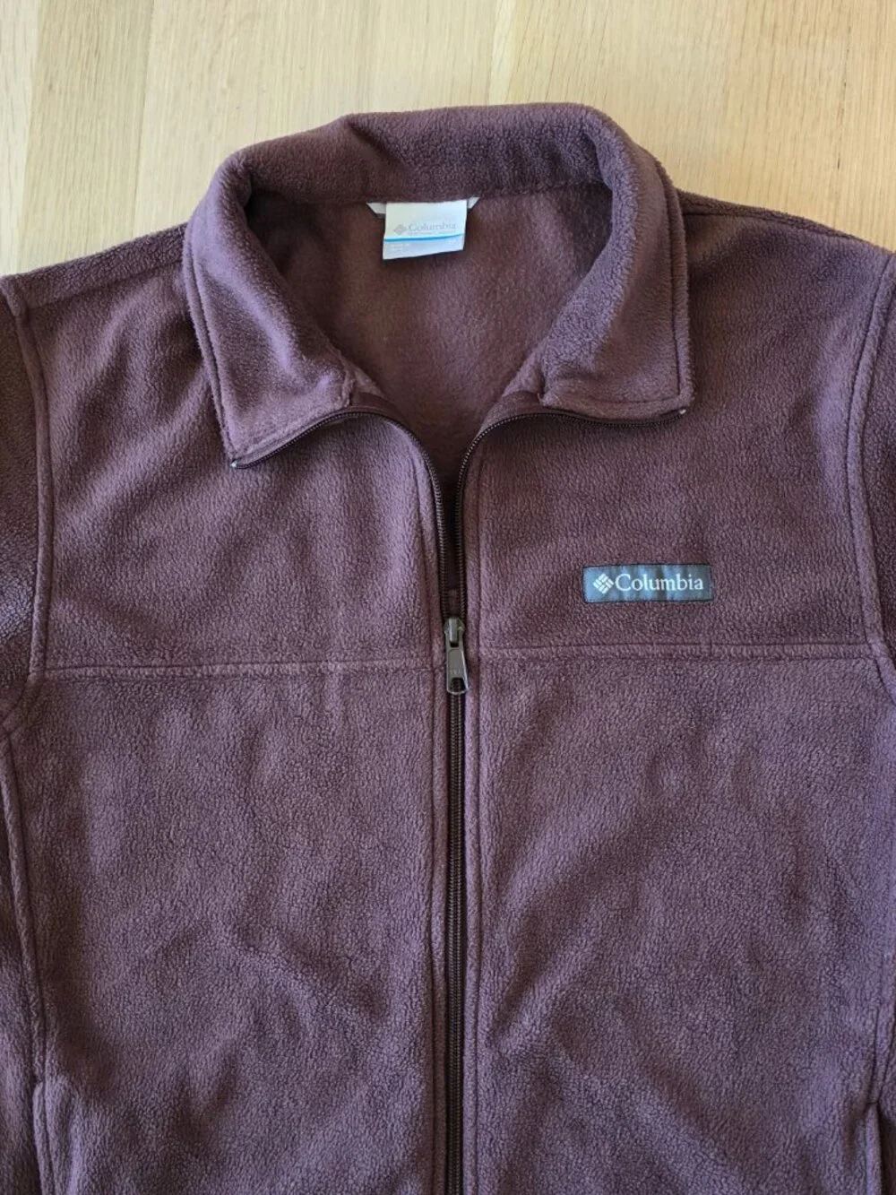 Columbia Men’s Steens Mountain Tobacco Full-Zip Fleece Jacket Size Medium